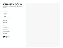 Tablet Screenshot of kennethdolin.com
